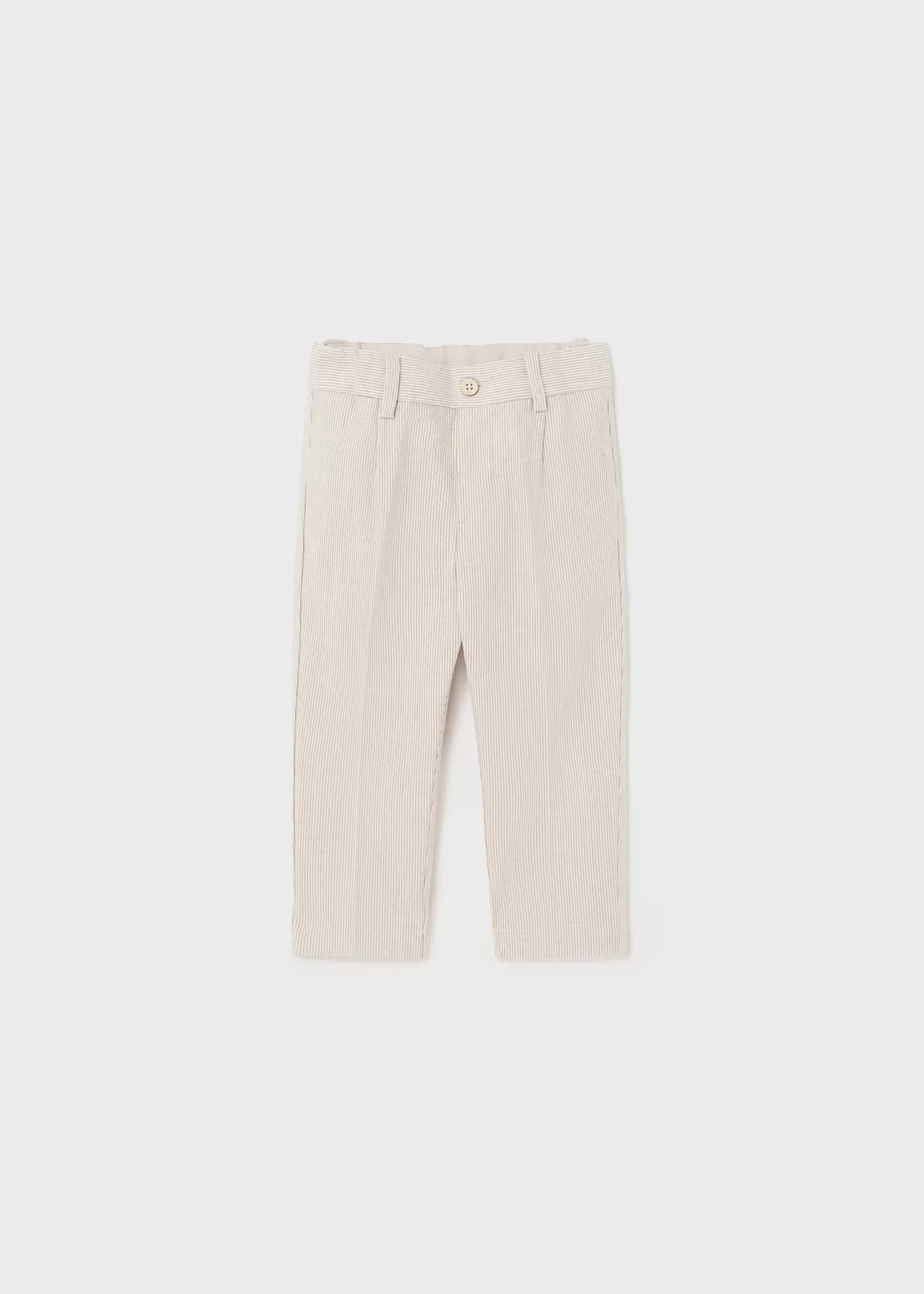 1547 - Dressy linen pants for baby boy - Coconut st