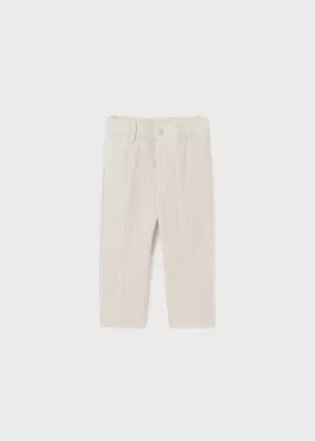 1547 - Dressy linen pants for baby boy - Coconut st