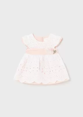 1802 - Dress for newborn girl - Ecru