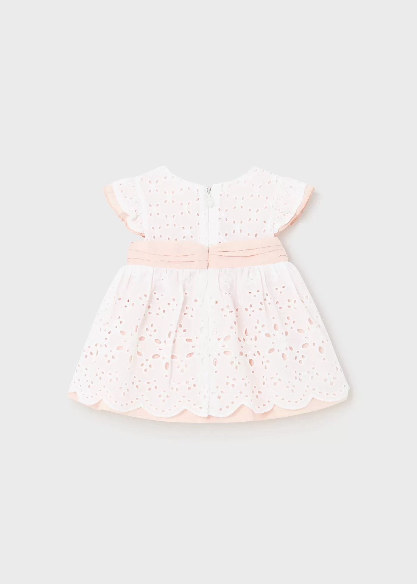 1802 - Dress for newborn girl - Ecru