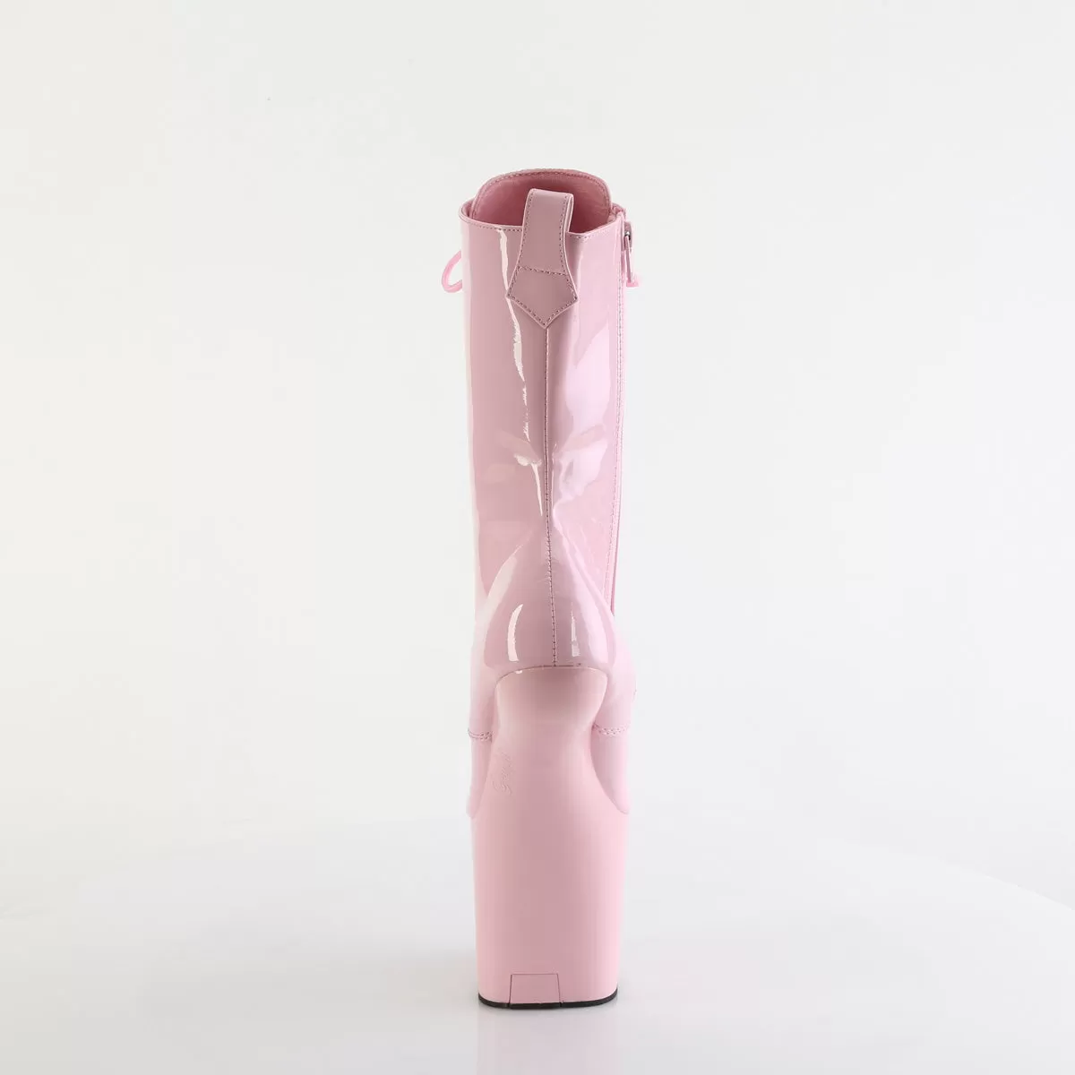 8 Inch Heelless CRAZE-1040 Baby Pink Patent