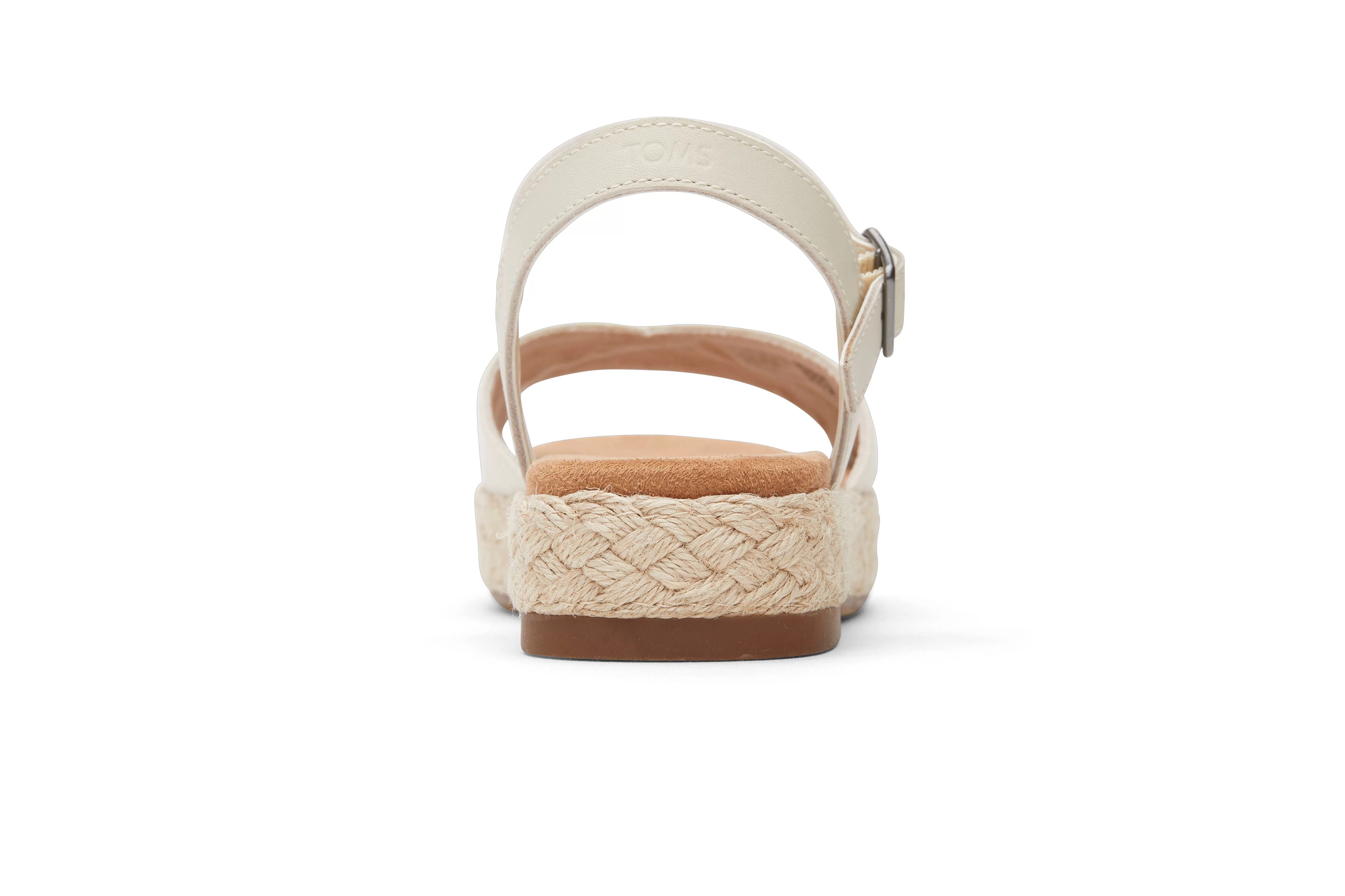 Abby Espadrille Sandal - Natural Slubby Woven/Leather