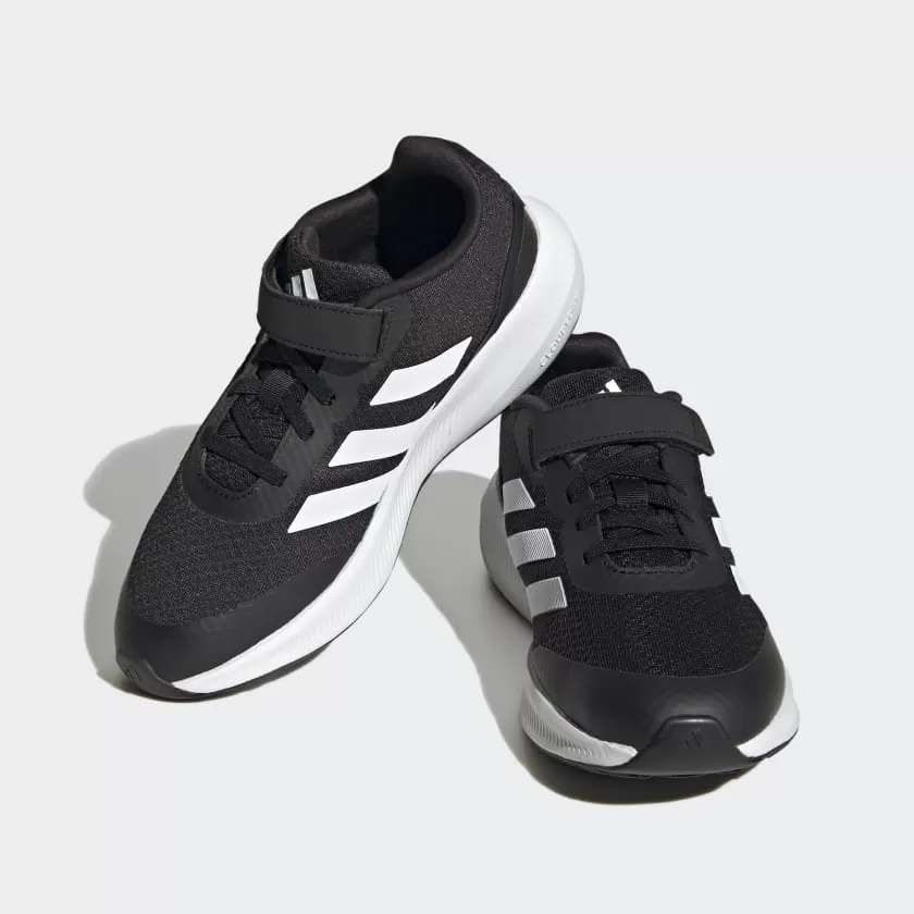 ADIDAS KIDS RUNFALCON 3.0 BLACK/WHITE SHOES