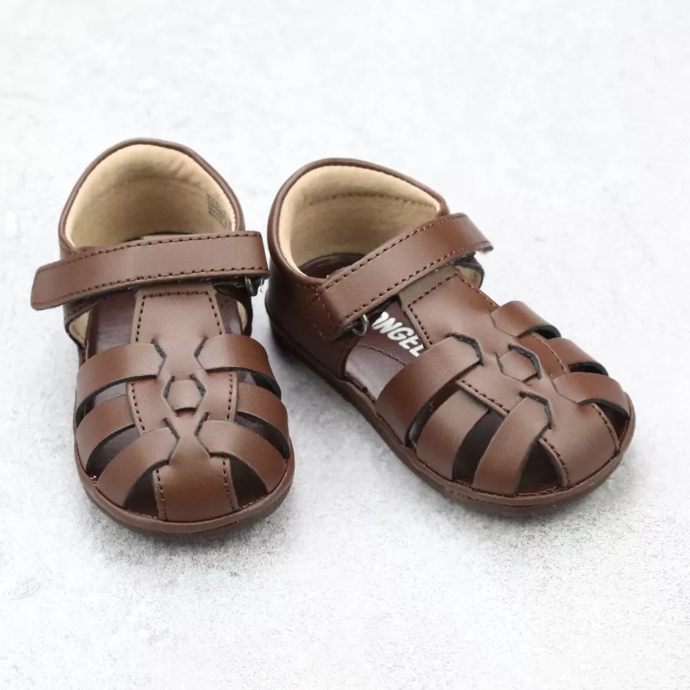 Angel Baby Boys Leather Fisherman Sandals