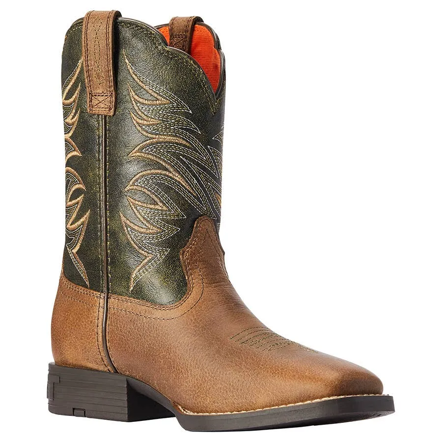 Ariat Boy's Wide Square Toe Firecatcher Boots