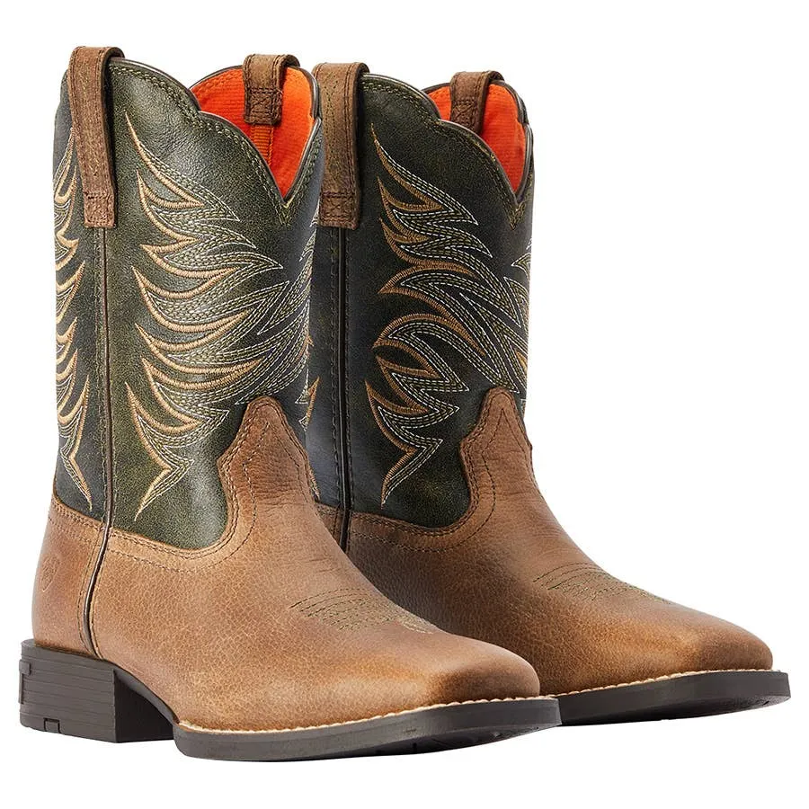 Ariat Boy's Wide Square Toe Firecatcher Boots