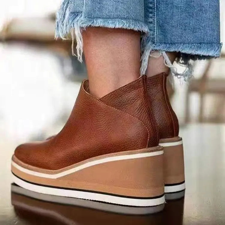 Ashore Shop Women's Boots Retro Female Ankle Boots Trend