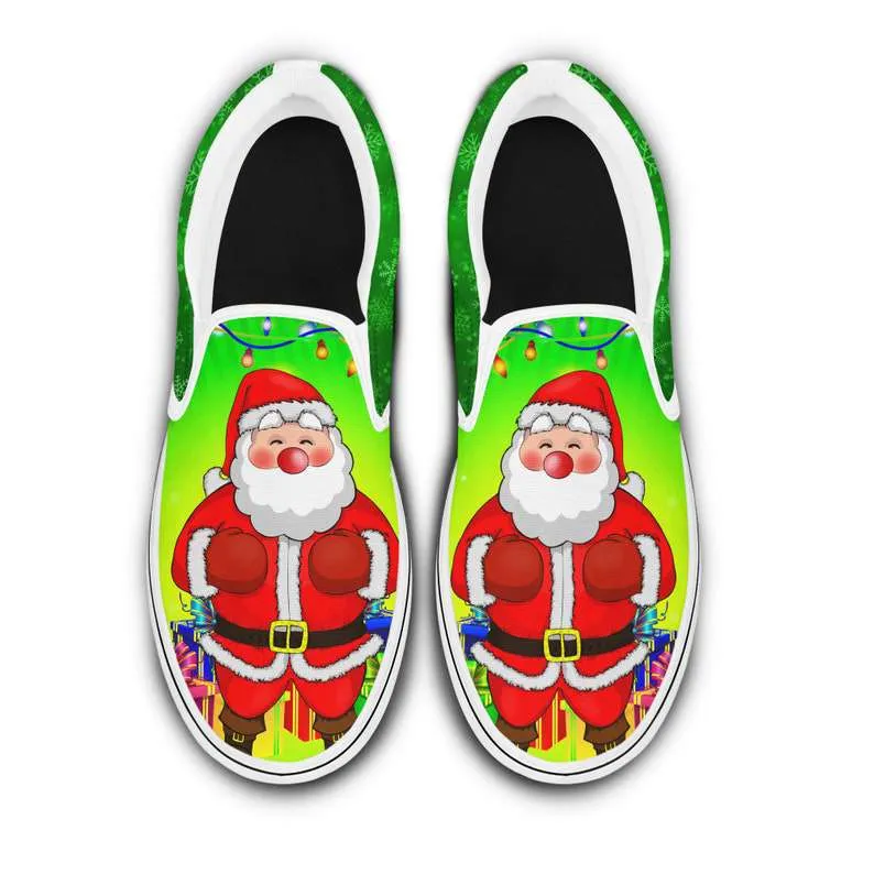 Baby Christmas Santa Claus Slip On Shoes Sneaker