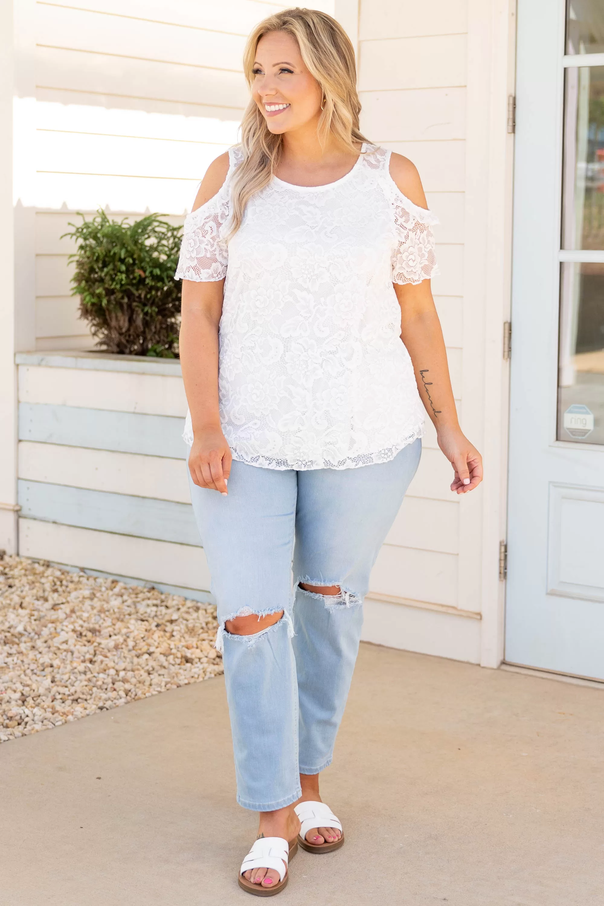 Baby Love Top, Ivory