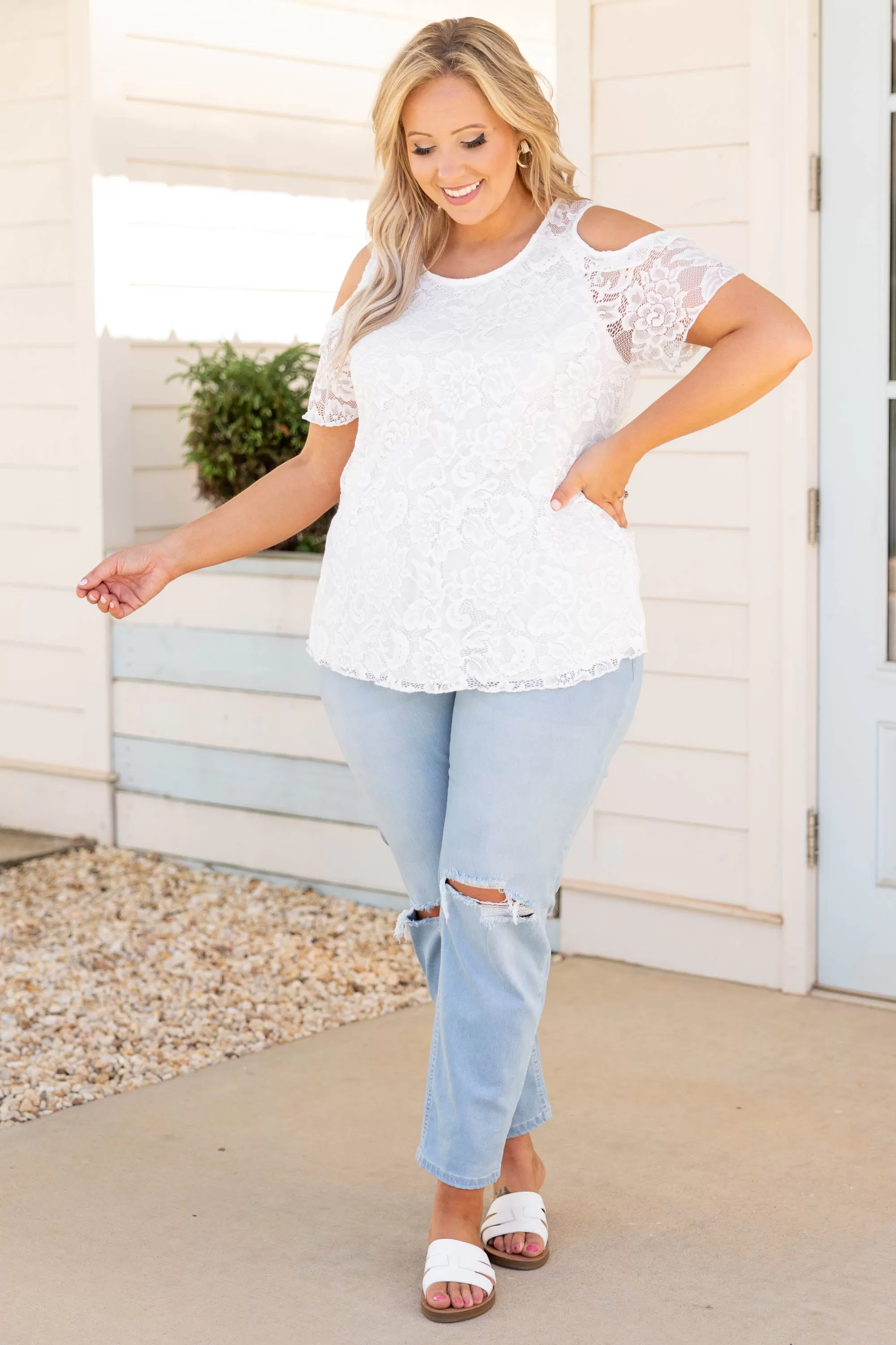 Baby Love Top, Ivory