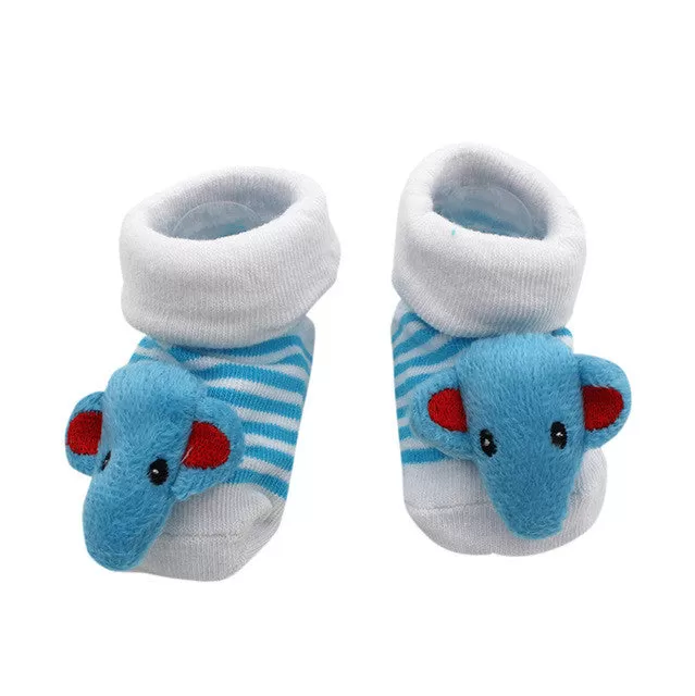 Baby socks Cartoon Newborn Baby Girls Boys Anti-Slip Socks Slipper Shoes Boots Kids sock