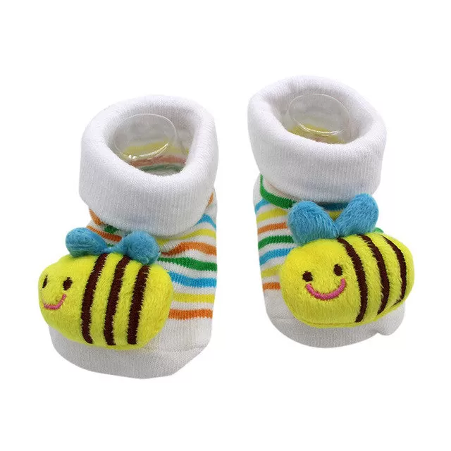 Baby socks Cartoon Newborn Baby Girls Boys Anti-Slip Socks Slipper Shoes Boots Kids sock