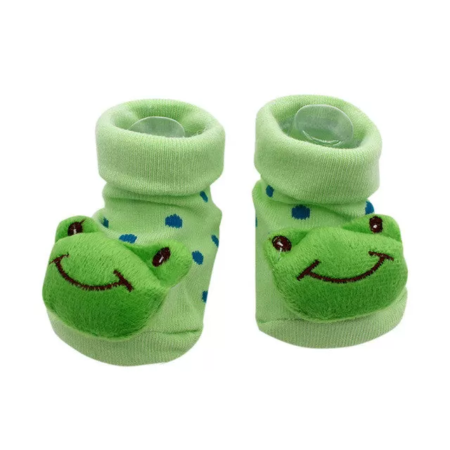 Baby socks Cartoon Newborn Baby Girls Boys Anti-Slip Socks Slipper Shoes Boots Kids sock