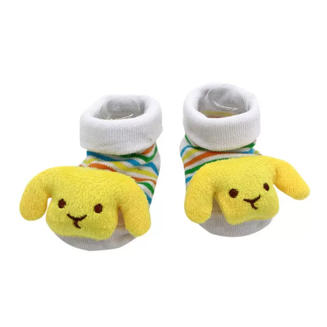 Baby socks Cartoon Newborn Baby Girls Boys Anti-Slip Socks Slipper Shoes Boots Kids sock