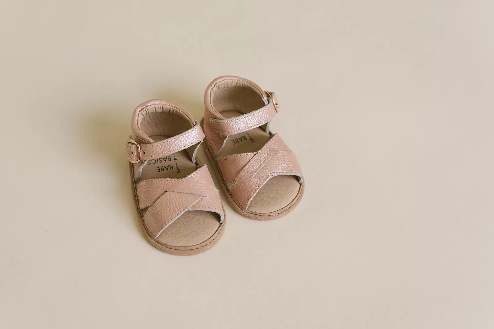 Blush Leather Sandals