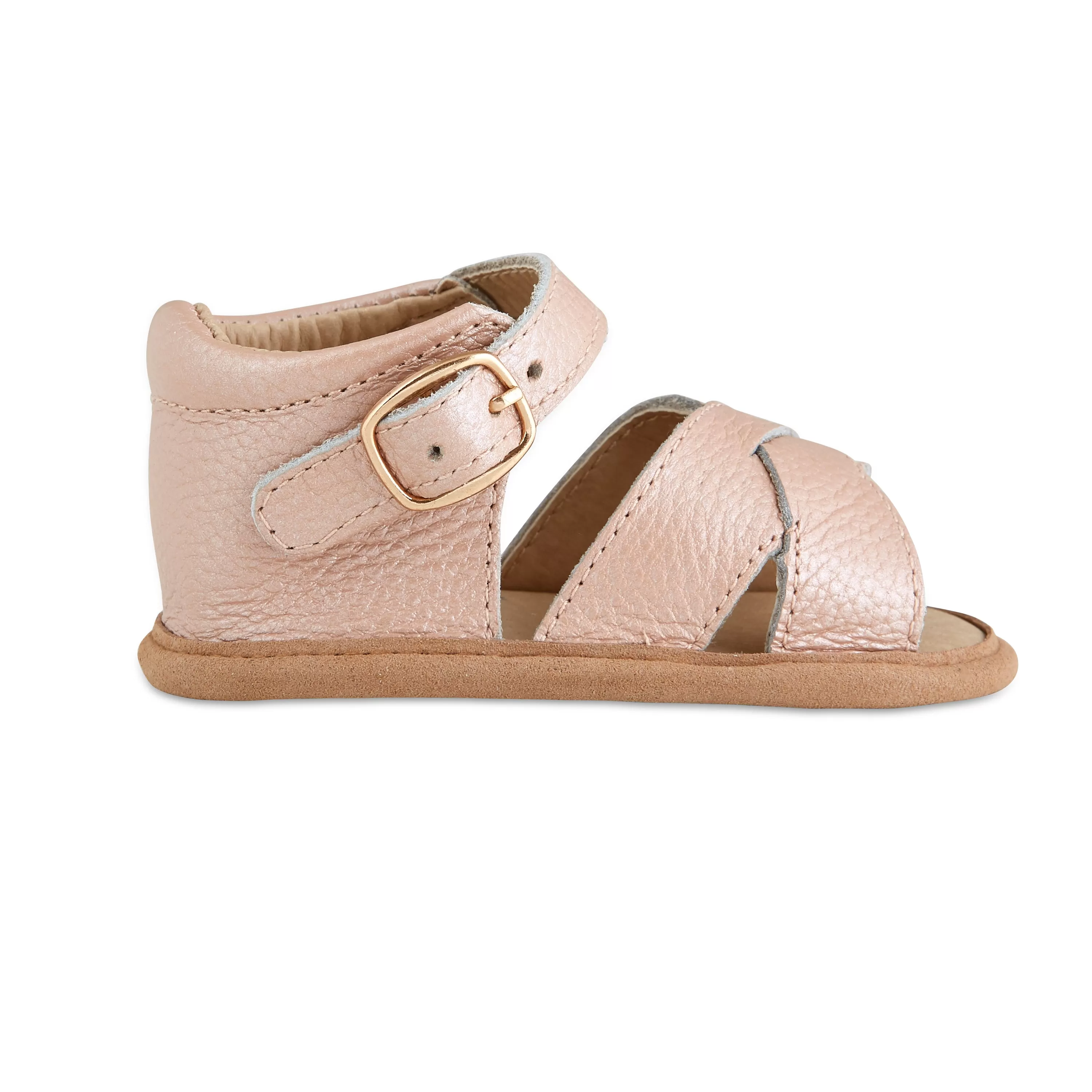 Blush Leather Sandals