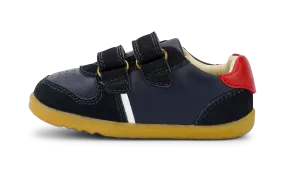 Bobux Step Up Riley Navy + Red