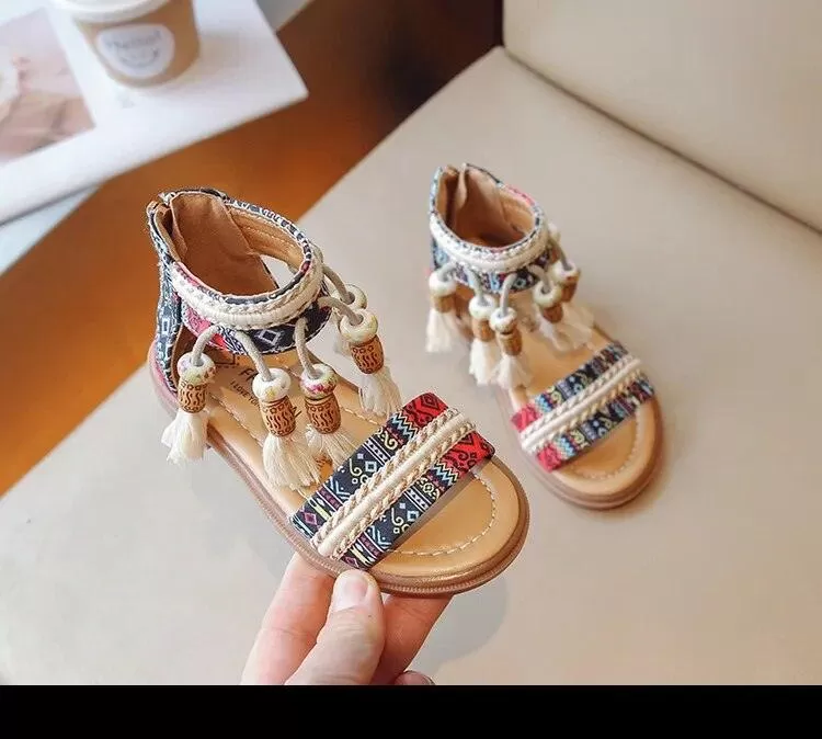 Bohemian Fringe Sandals for Toddler Girls - G04071 Casual Shoes