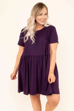 Bold Spirit Dress, Plum