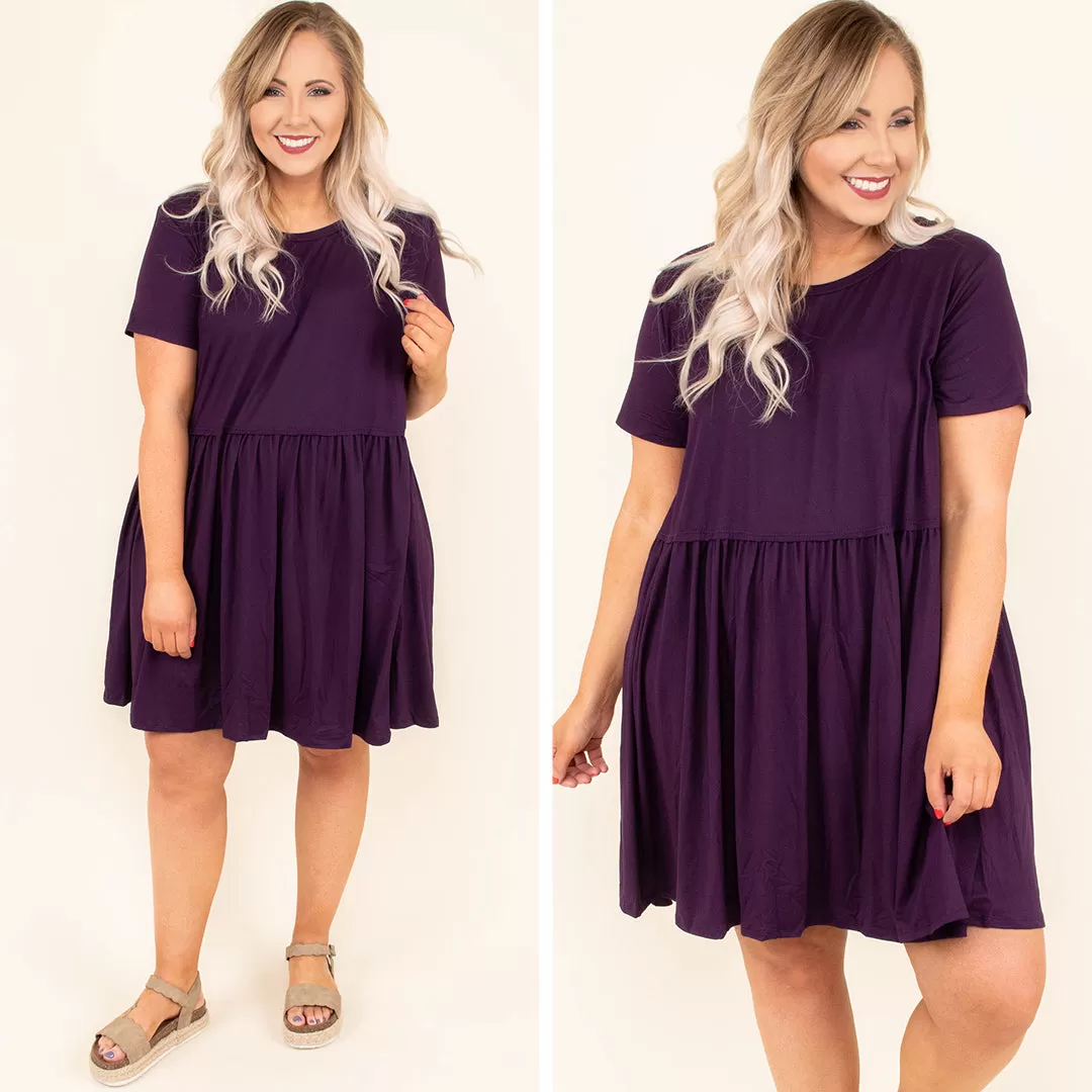 Bold Spirit Dress, Plum