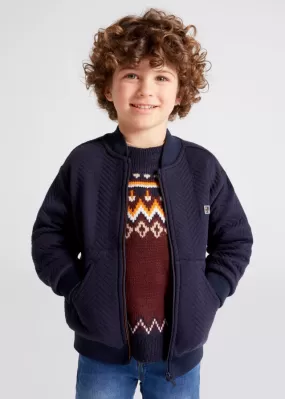 Bomber jacket for boy - Navy