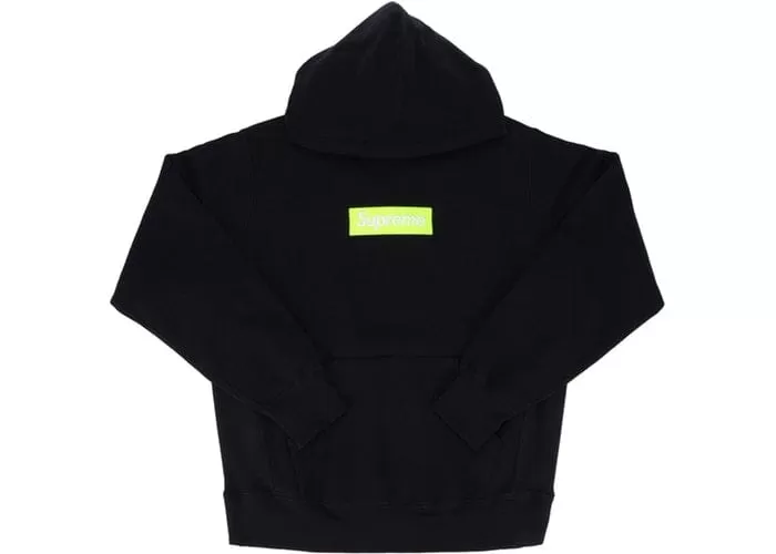 BOX LOGO HOODED SWEATSHIRT BLACK/GREEN