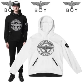 BOY LONDON  |Pullovers Studded Long Sleeves Cotton Hoodies