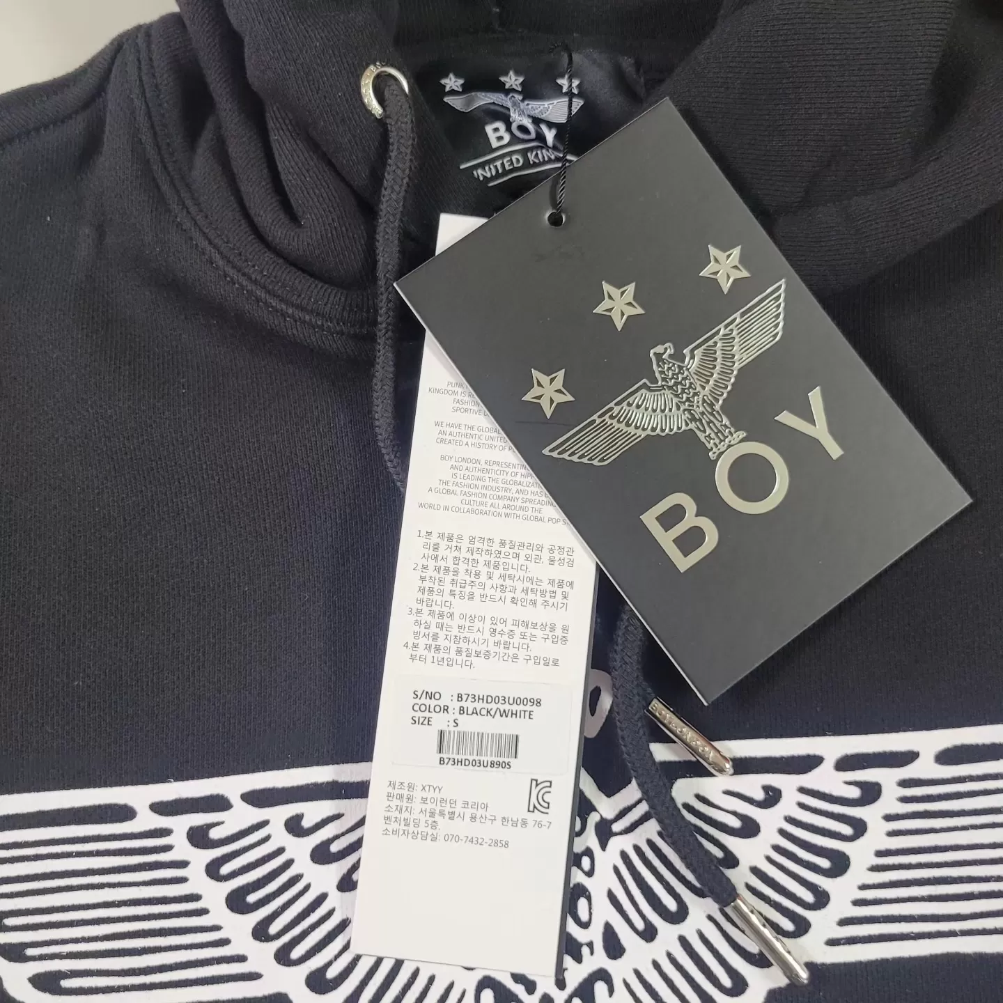 BOY LONDON  |Street Style Long Sleeves Hoodies & Sweatshirts