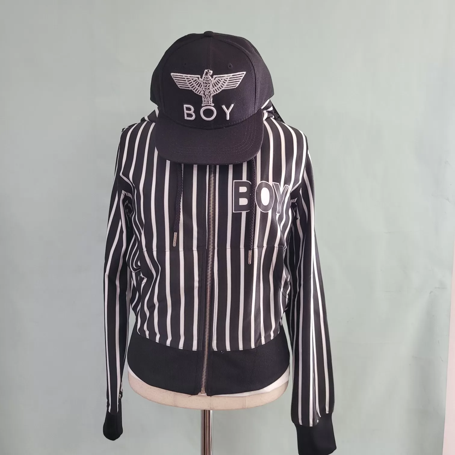 BOY LONDON  |Stripes Street Style U-Neck Hoodies & Sweatshirts