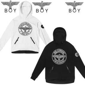 BOY LONDON  |Studded Long Sleeves Cotton Medium Hoodies & Sweatshirts