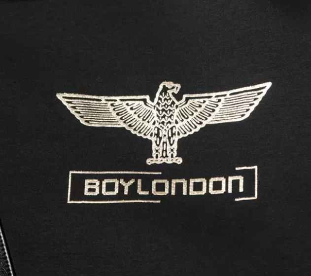 BOY LONDON  |Unisex Studded Street Style Long Sleeves Cotton Logo