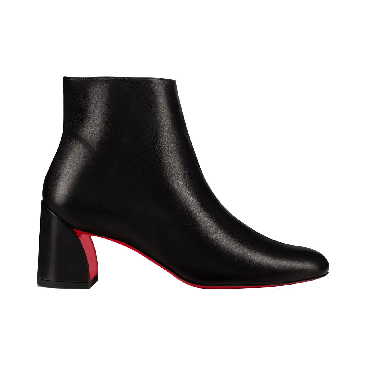 CHRISTIAN LOUBOUTIN Turela 55 Leather Low Boots - Black