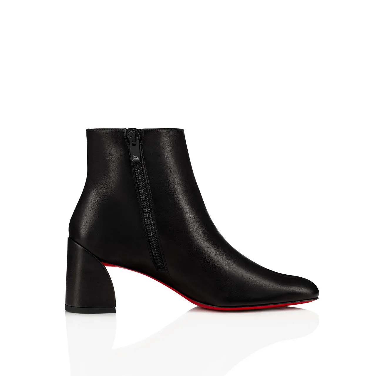 CHRISTIAN LOUBOUTIN Turela 55 Leather Low Boots - Black