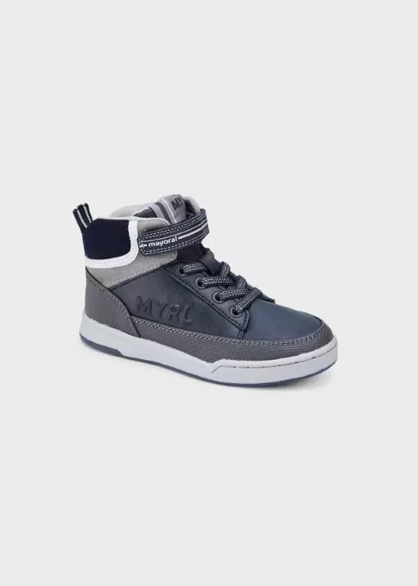 City bootie for boy - Navy