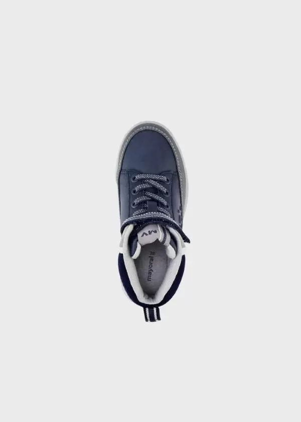 City bootie for boy - Navy