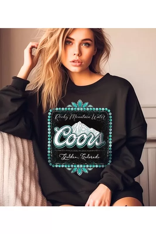 Coors Rocky Mountain Graphic Fleece Sweatshirts