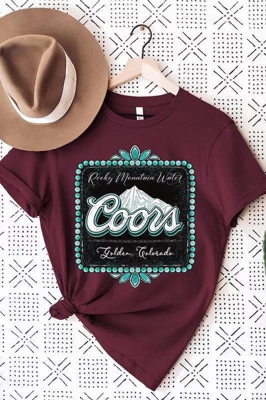 Coors Rocky Mountain Graphic T Shirts