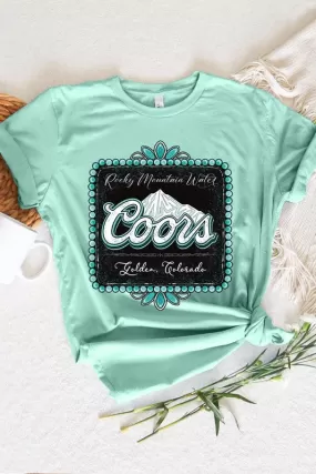 Coors Rocky Mountain Graphic T Shirts