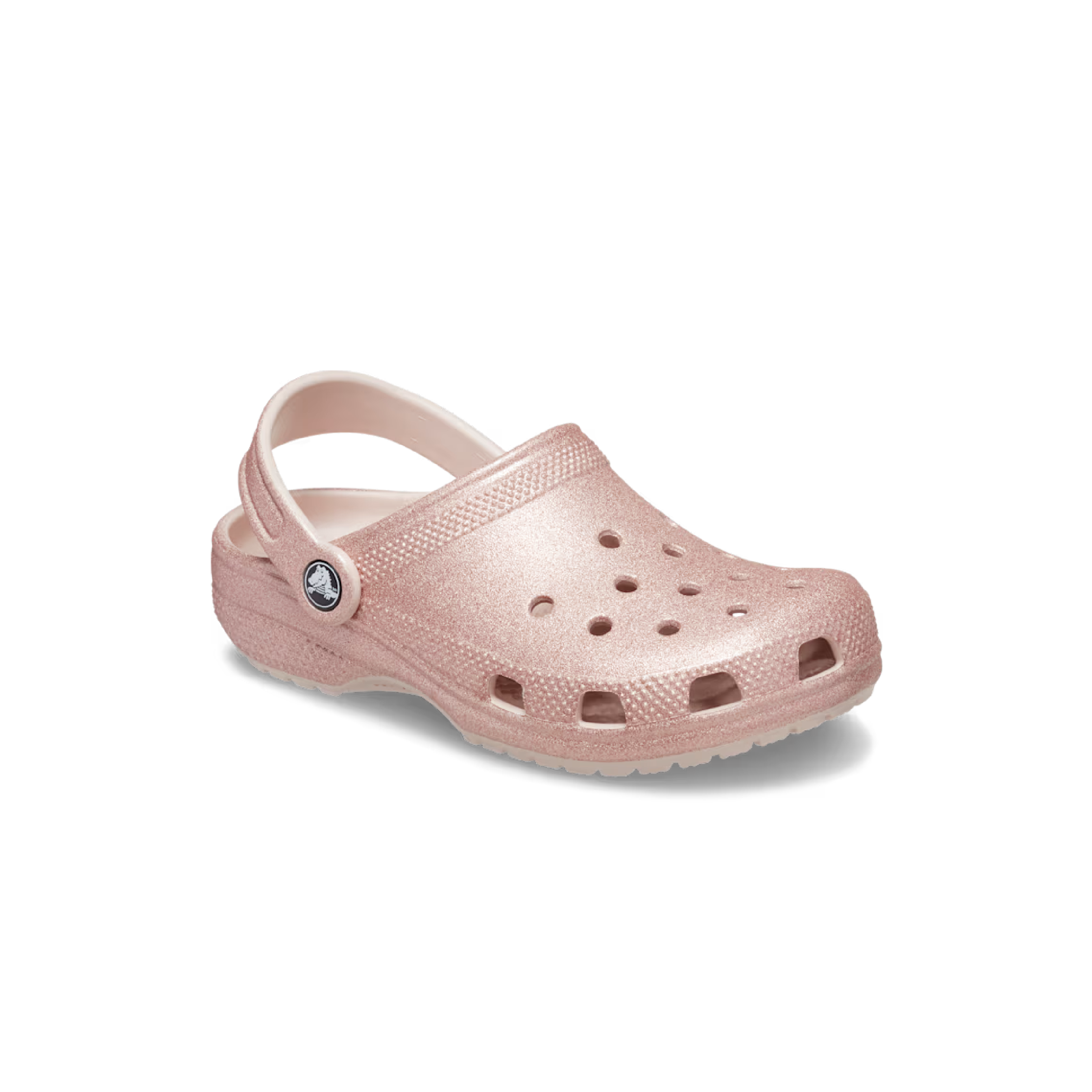 Crocs Kids Classic Glitter Clog Pink