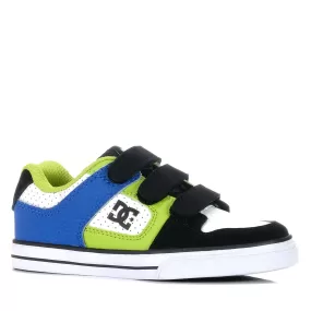 DC Pure Velcro Black/Blue