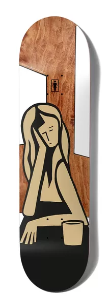 DECK SKATE GIRL CONTEMPLATION BANNEROT 8.25