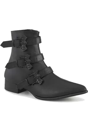 Demonia Warlock 50-B Bat Buckle Boots