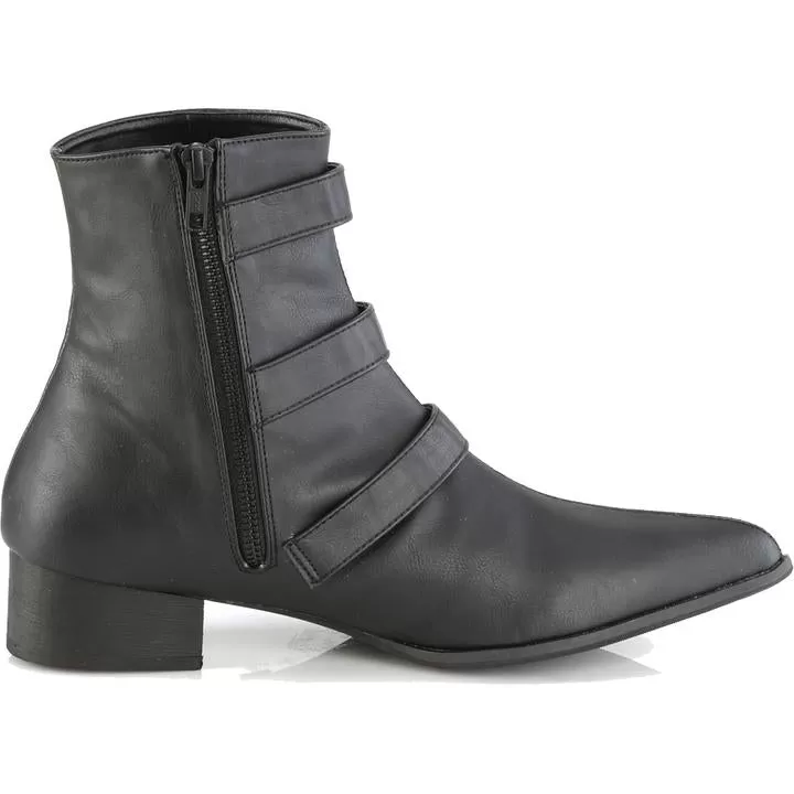 Demonia Warlock 50-B Bat Buckle Boots