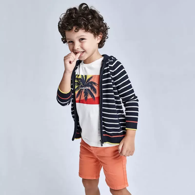 Denim Bermudas for Boy Apricot