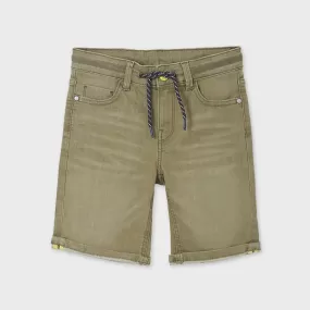 Denim Short for Teen Boy Hunt Green