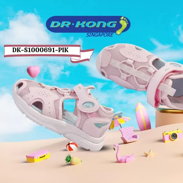 DR.KONG KIDS TOTAL CONTACT SANDALS DK-S1000691-PIK(RP : $109)