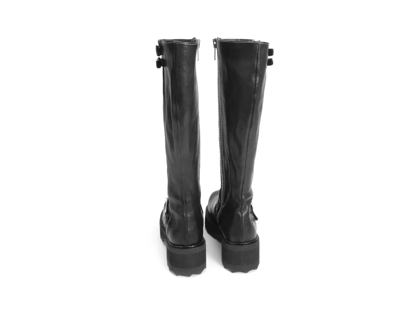 F-Shoe Hi Bond Girl Tall Boots with Buckles