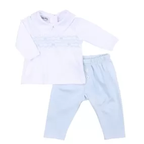 Fiona Phillip Smock Collared Boy 2 Piece Pant Set