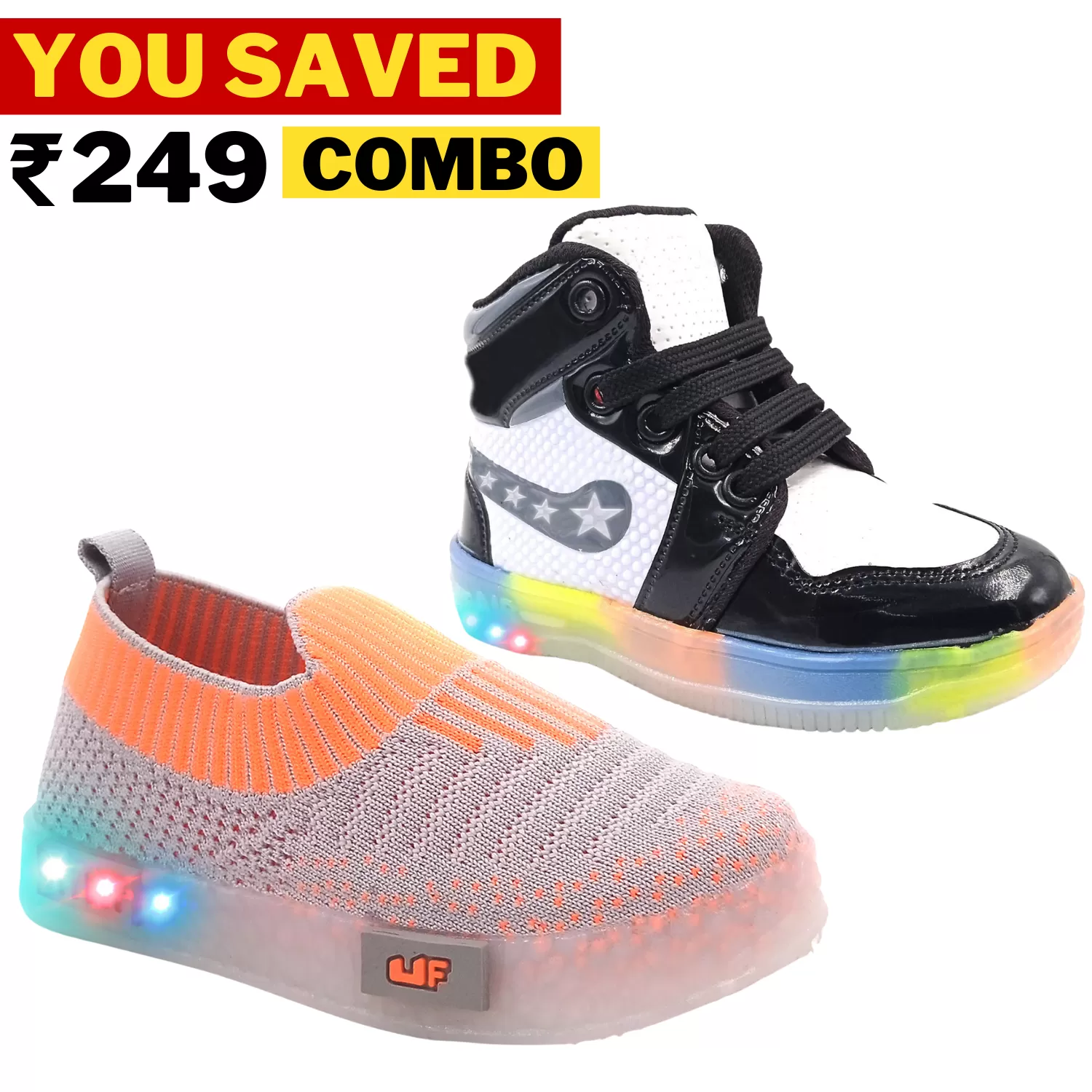 Great Combo Deal! Sneaker + Slip on (Qnty 2)