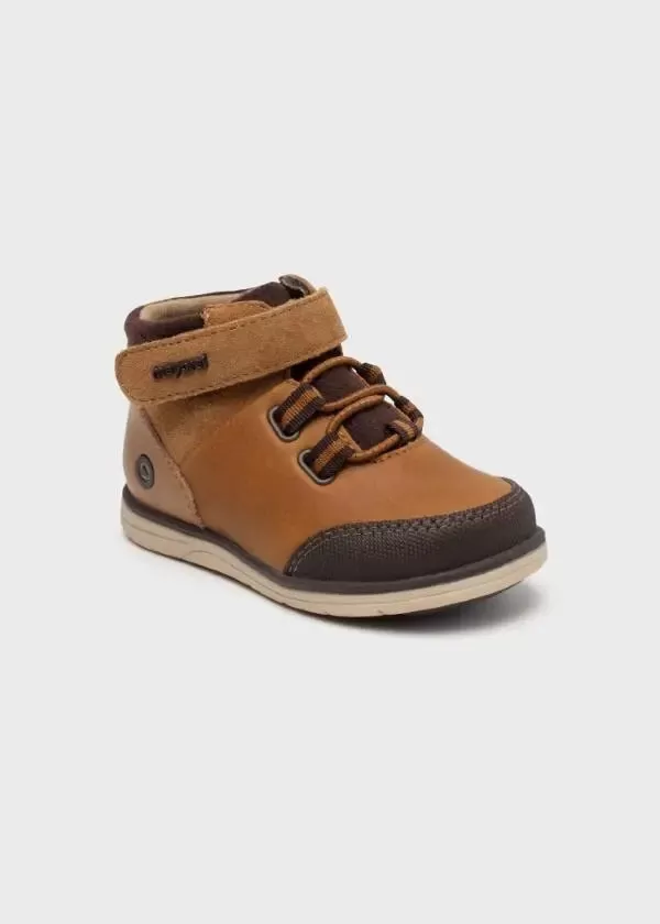 Hiker boots for baby boy - Mustard